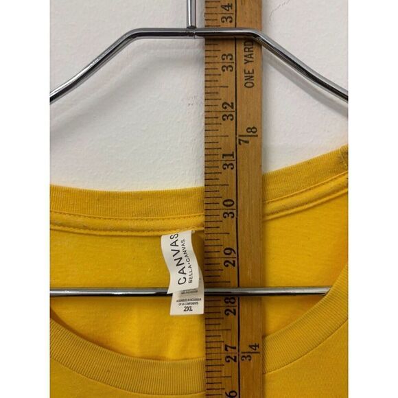 Unisex Mens Women’s Canvas Yelllow Tshirt Save The Bees XXL - Picture 5 of 6